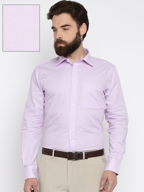 

Raymond Men Purple Contemporary Regular Fit Solid Formal Shirt