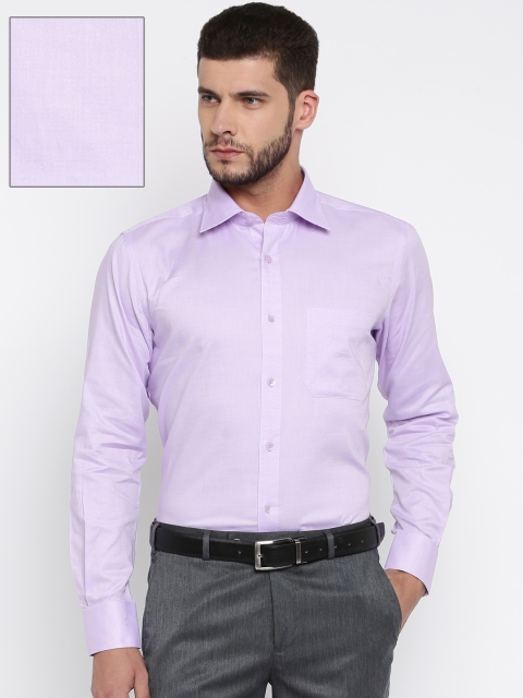 

Raymond Men Lavender Contemporary Regular Fit Solid Formal Shirt, Purple