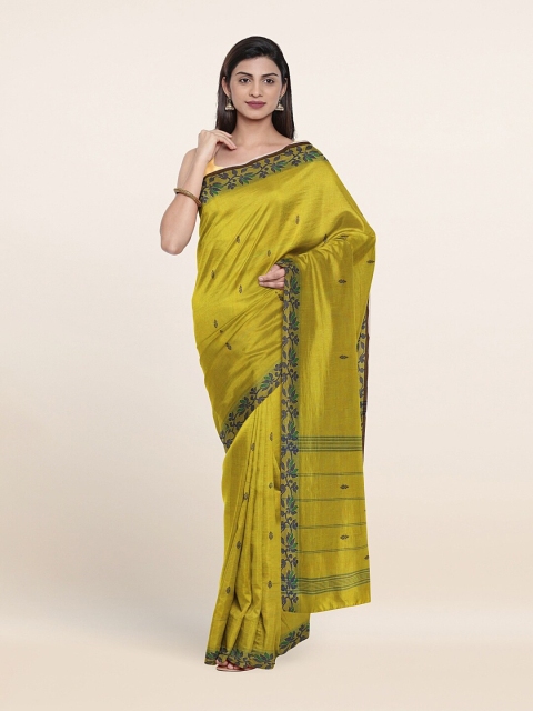 

Pothys Green & Blue Ethnic Motifs Pure Cotton Saree