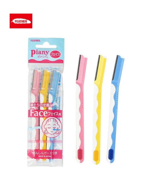 

Piany Hair Remover For Face, Nape, Beard - 3pcs, Pink
