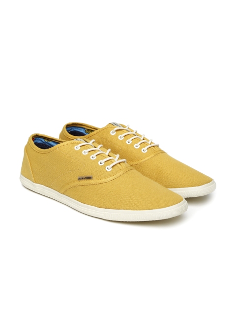 

Jack & Jones Men Mustard Yellow Sneakers