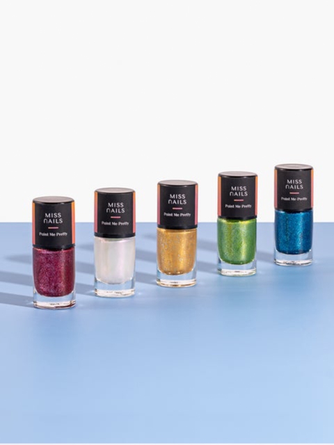 

Miss Nails 15 Toxic Free Paint Me Pretty Collection , Long Lasting & Cruelty Free Nail Polish, Multi