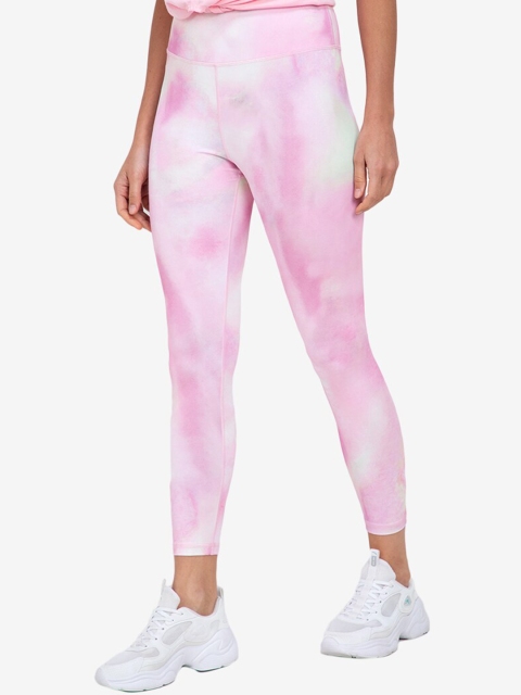 

ZALORA ACTIVE Women Pink Printed Tights