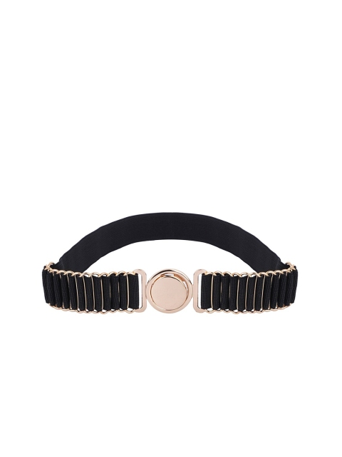 

Style SHOES Women Black Textured Belt