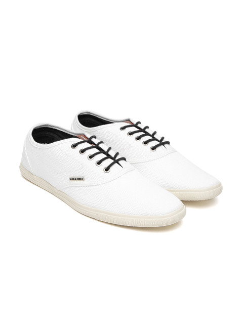 

Jack & Jones Men White Textured Sneakers