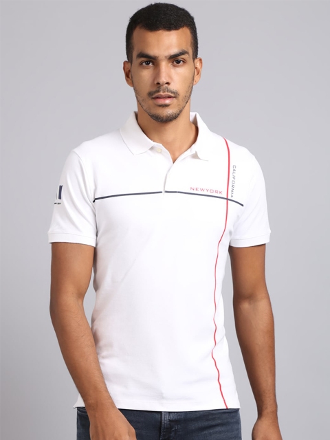 

VENITIAN Men Maroon Polo Collar Slim Fit T-shirt