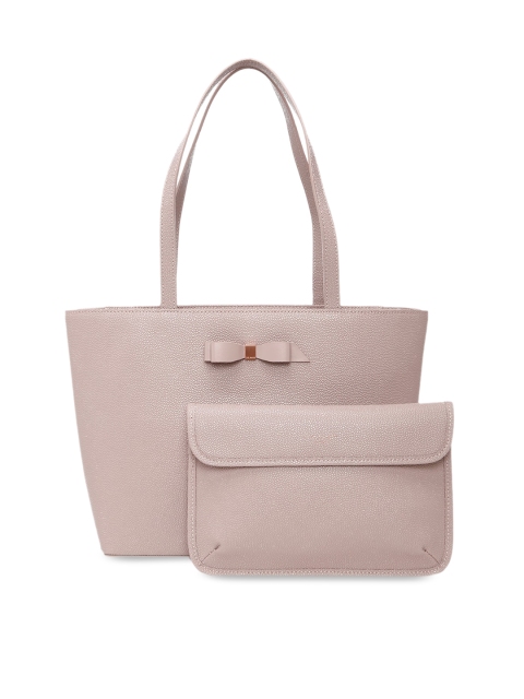 

Ted Baker Pink Leather Structured Shoulder Bag