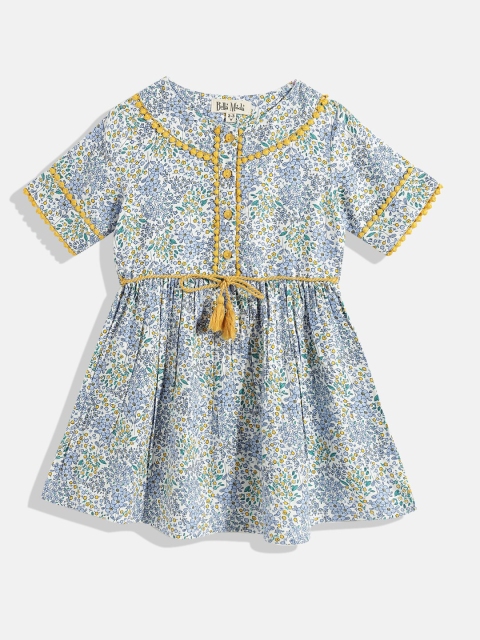 

Bella Moda Blue Floral Dress