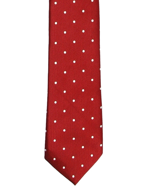 

Tossido Maroon Dotted Slim Tie