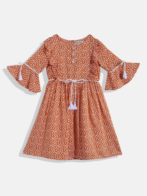 

Bella Moda Mustard Yellow Floral Dress