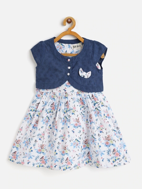 

Bella Moda White Floral Dress