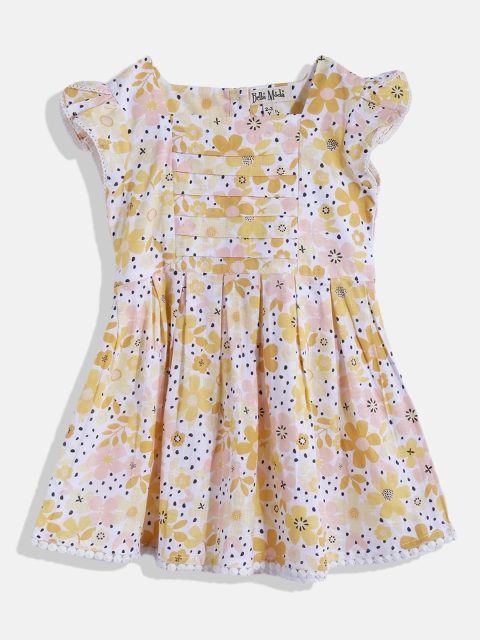 

Bella Moda Yellow Floral Dress