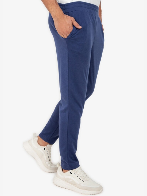 

ZALORA ACTIVE Men Navy Blue Slim Fit Joggers Trousers