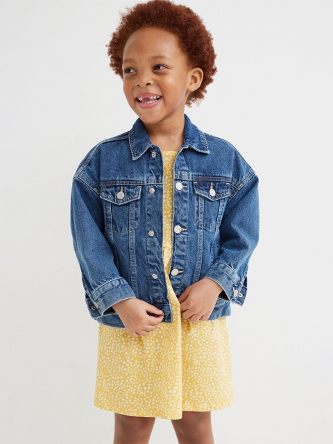 

H&M Girls Yellow Cotton Jersey Dress