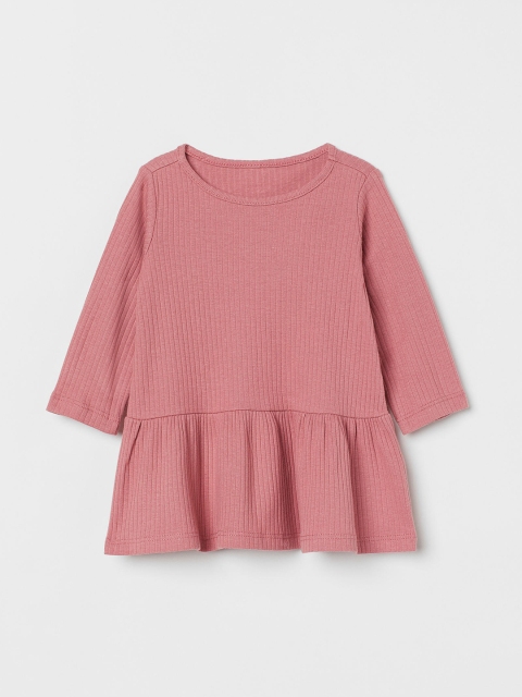 

H&M Girls Pink Ribbed Dress
