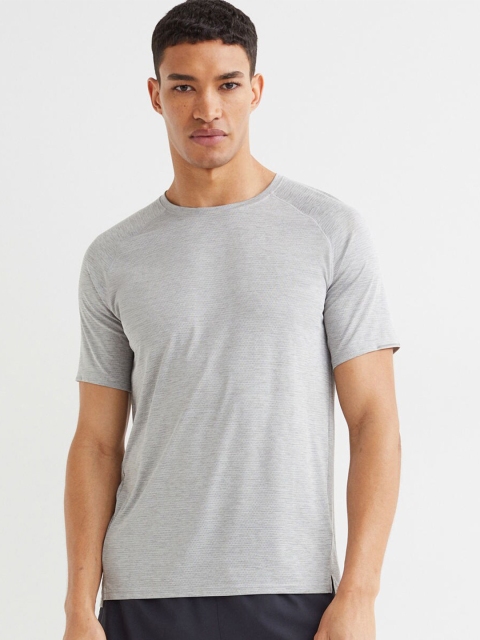 

H&M Grey Regular Fit Running T-Shirt