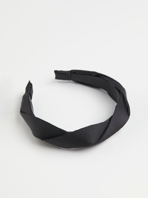 

H&M Women Black Braided-Look Alice Band