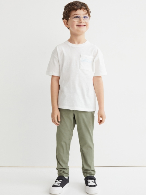 

H&M Boys Green Cotton Chinos