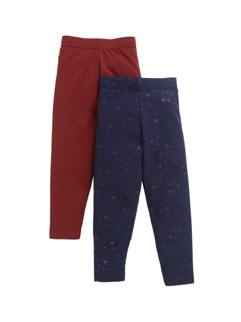 

Hopscotch Girls Pack of 2 Printed Leggings, Blue