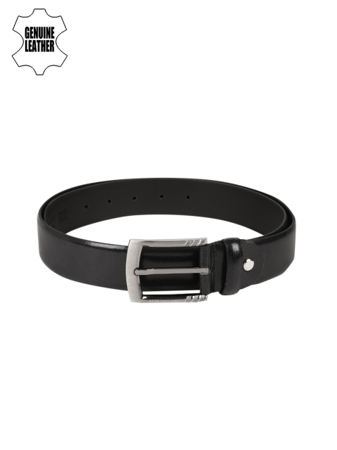 

Peter England Statements Black Genuine Leather Belt