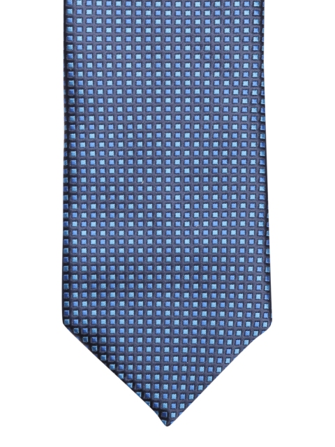 

Peter England Statements Blue Checked Tie