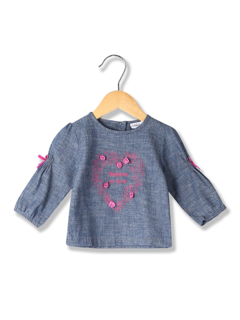 

Donuts Blue Print Top