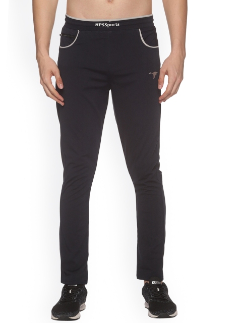 

HPS Sports Men Blue Solid Track Pants