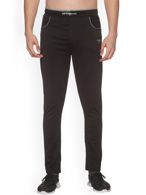 

HPS Sports Men Black Solid Track Pants