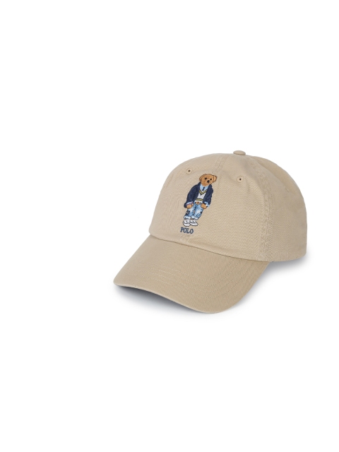 

Polo Ralph Lauren Men Beige & Blue Embroidered Baseball Cap