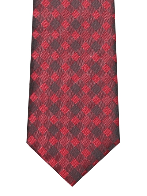 

Peter England Statements Red & Black Checked Tie