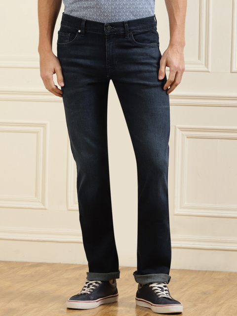 

7 For All Mankind Men Blue Pure Cotton Jeans