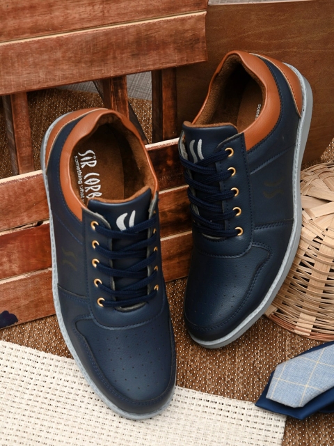 

Sir Corbett Men Blue Sneakers