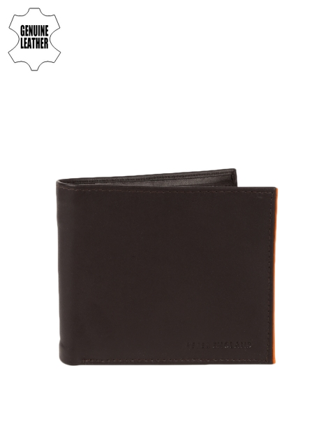 

Peter England Statements Men Brown Genuine Leather Wallet