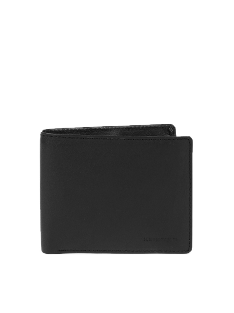 

Peter England Statements Men Black Genuine Leather Wallet