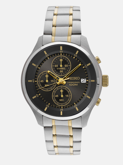 

SEIKO Men Black Chronograph Dial Watch SKS543P1
