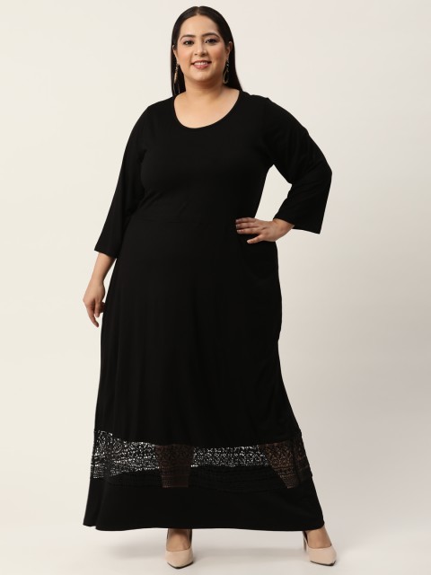 

Revolution Plus Size Black A-Line Maxi Dress