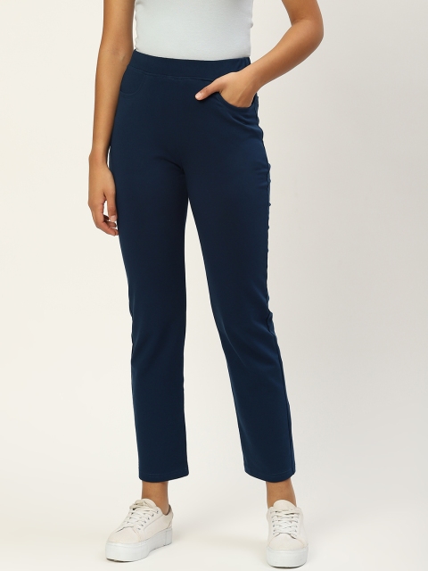 

BRINNS Women Blue Smart Trousers