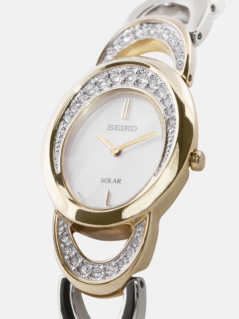 

SEIKO Solar Women Off White Analogue watch SUP296P1