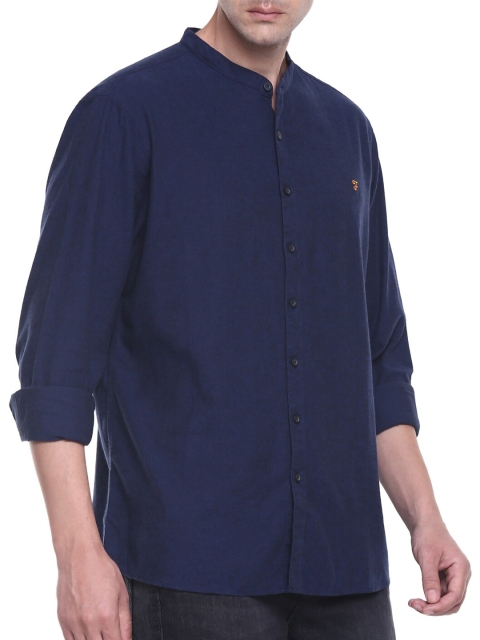 

HACKETT LONDON Men Blue Casual Shirt