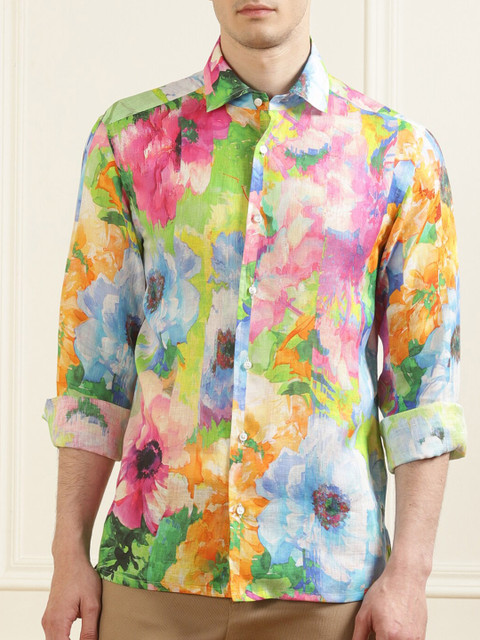 

Polo Ralph Lauren Men Red Printed Casual Shirt