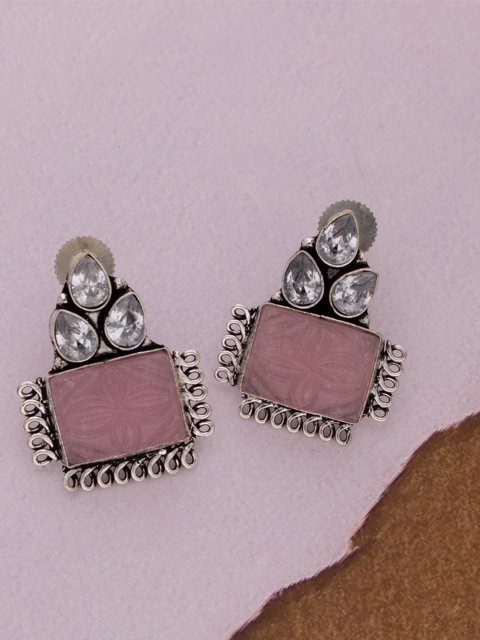 

MORKANTH JEWELLERY Pink Contemporary Drop Earrings