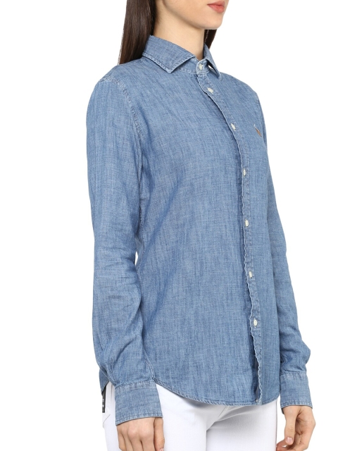 

Polo Ralph Lauren Women Navy Blue Casual Shirt