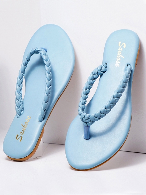 

Sanhose Women Turquoise Blue Flats