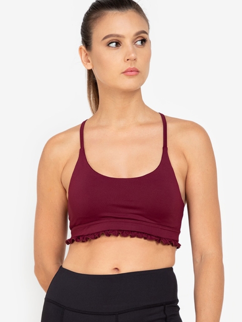 

ZALORA ACTIVE Red Bra Lightly Padded Workout Bra