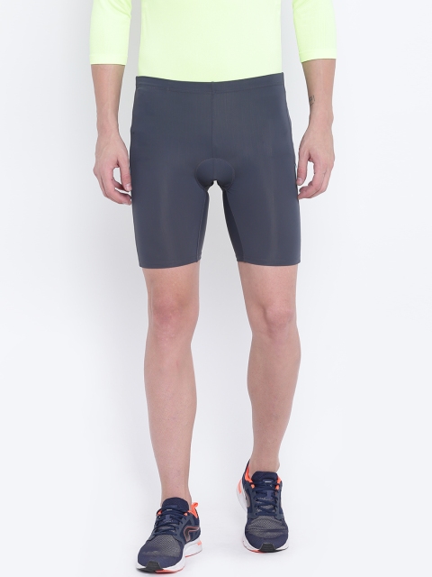

Proline Active Men Charcoal Grey Solid Regular Fit Sports Shorts