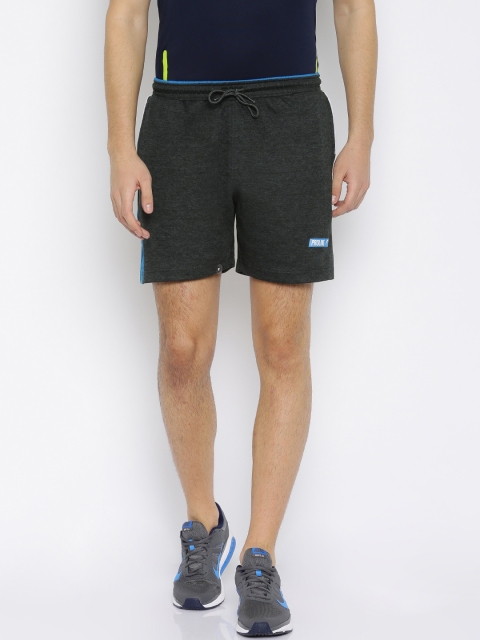 

Proline Active Men Charcoal Grey Solid Comfort Fit Sports Shorts