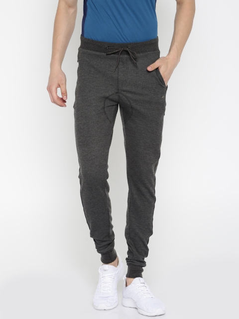 

Proline Active Men Charcoal Grey Relaxed Tapered Fit Traveller Pants