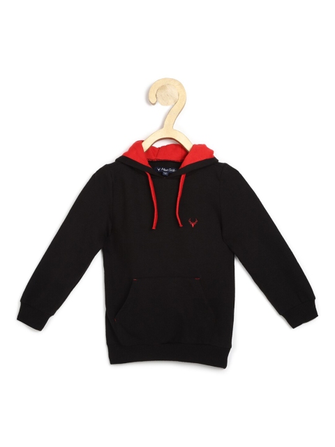 

Allen Solly Junior Boys Black Hooded Sweatshirt