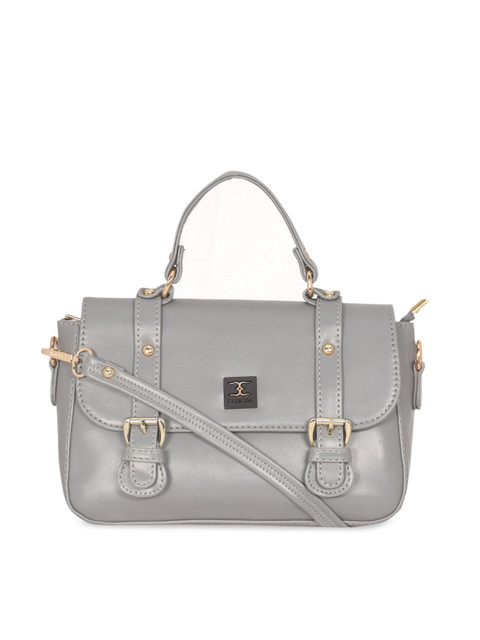 

ESBEDA Grey PU Structured Satchel