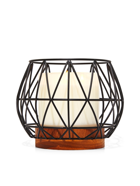 

Bath & Body Works Geo Industrial 3-Wick Candle Holder, Black